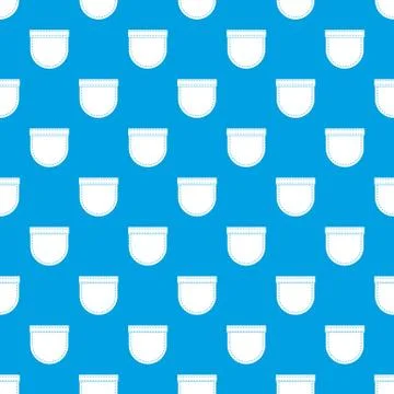 Shirt pocket pattern seamless blue Stock Illustration