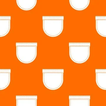 Shirt pocket pattern seamless Illustrazione stock