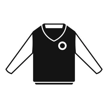 Shirt suit icon simple vector. Fashion back Stock Illustration