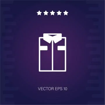 Shirt vector icon Stock Illustration