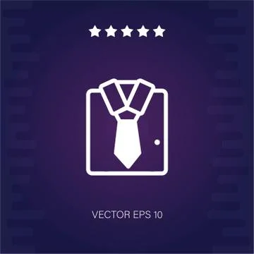 Shirt vector icon Stock Illustration