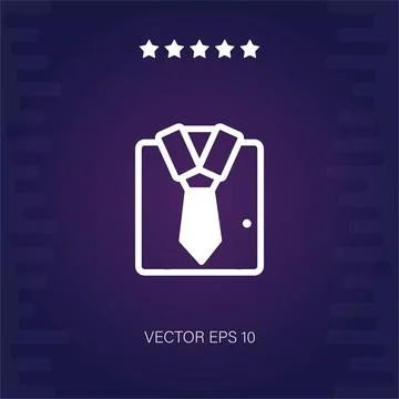 Shirt vector icon Stock Illustration