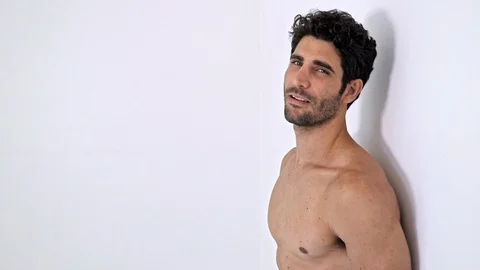 Shirtless dude Stock Footage 89475769