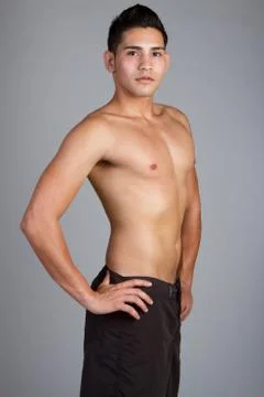 Shirtless man Stock Photos