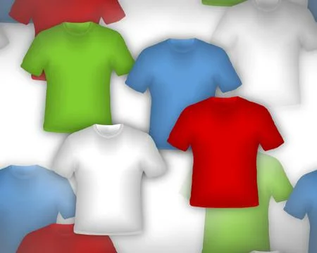 Shirts backgorund Stock Illustration
