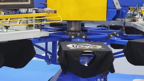 Shirts Print Carousel Video stock 240836725