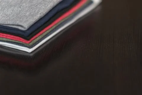 Shirts-on-table  Stock Photos