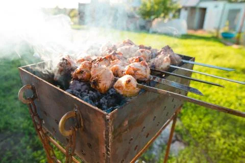 Shish kebab BBQ Stock Photos