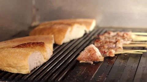 Shish kebab Stock Footage 46264901