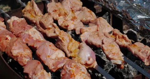 Shish kebab Stock Footage 132316688