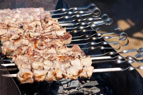 Shish kebab Stock Photos