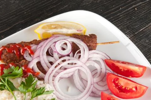 Shish kebab Foto stock