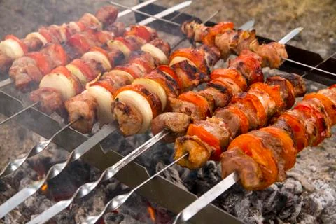 Shish kebab Stock Photos