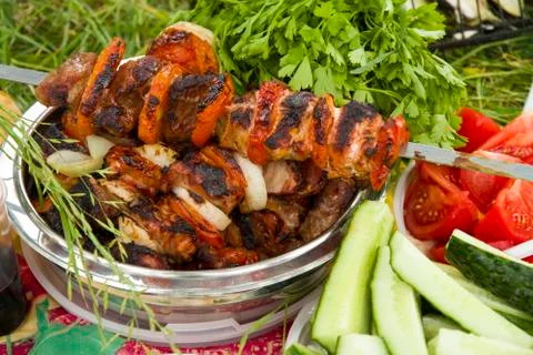 Shish kebab Stock Photos