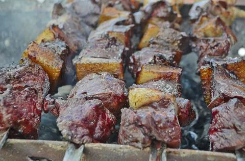 Shish kebab Stock Photos