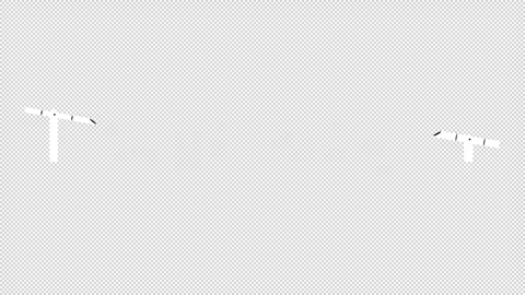 Shishi-Odoshi loading Text animation 1080p - 30 fps - Alpha Channel Stock Footage 256200623