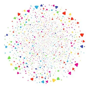 Shit Flies Exploding Round Cluster イラスト素材