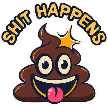 Shit Happens Illustrazione stock