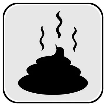 Shit icon Stock Illustration
