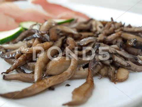 Shitake mushrooms Stock Photos