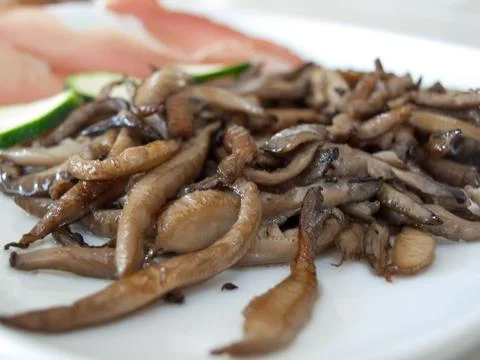 Shitake mushrooms Stock Photos