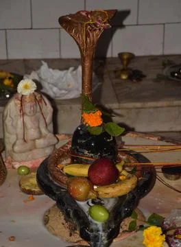 Shiv ling Foto stock