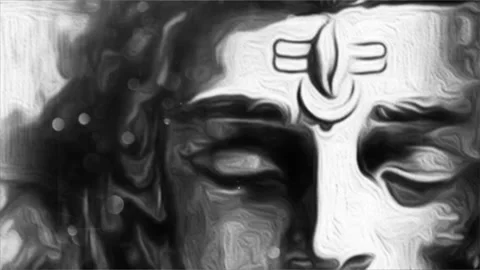 Shiva meditation third eye awakening spi... | Stock Video | Pond5