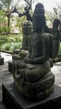 Shiva Statue Close Up Foto stock