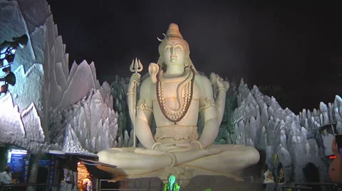 Shiva Statue Stock Footage 57205181
