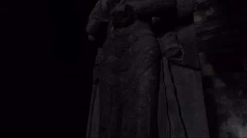 Shiva Statue inside Shiva Temple, Prambanan, Java, Indonesia Stock Footage 248306045