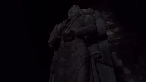 Shiva Statue inside Shiva Temple, Prambanan, Java, Indonesia Stock Footage 248306071
