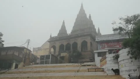 Shiva Temple - Varanasi Stock Footage 11022749