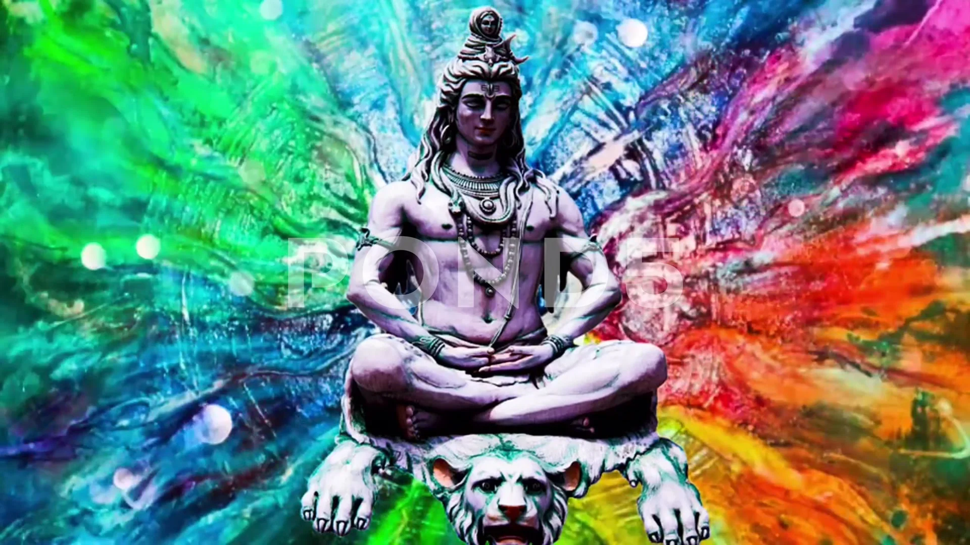Download Bholenath HD Shiva Meditating Sunset Wallpaper | Wallpapers.com