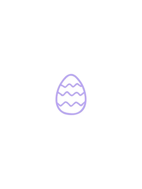 Shivering motion animation of cartoon painted easter egg icon Stock Footage 324461017