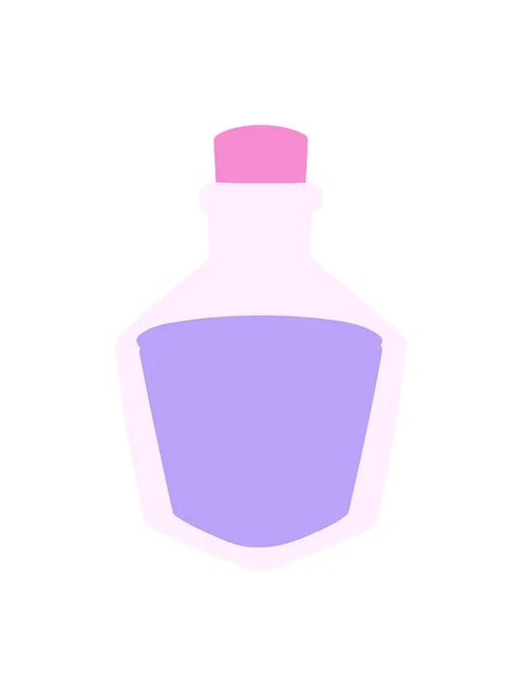 Shivering motion animation of cartoon potion bottle Vídeo Stock 324061488