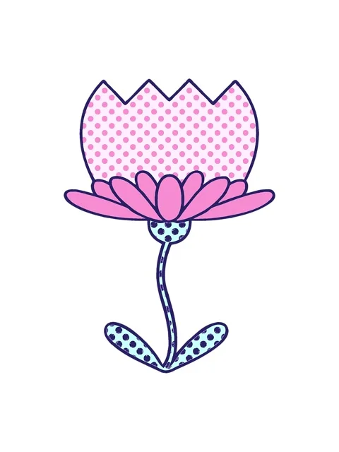 Shivering motion animation of comic book cartoon of a flower Stock Footage 324398232