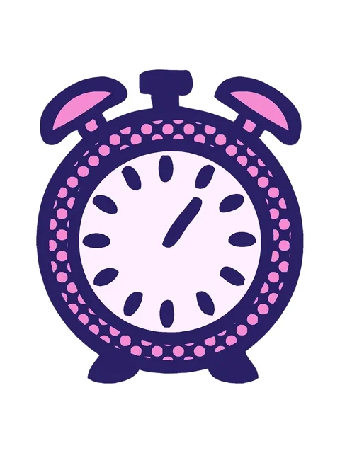 Shivering motion animation of comic book style cartoon of a alarm clock Video stock 324464068