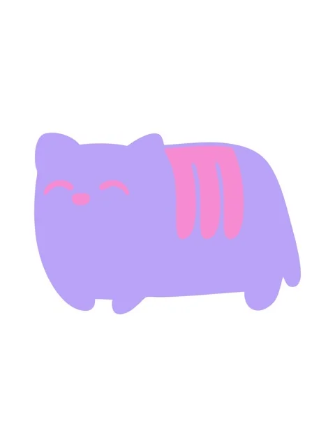 Shivering motion animation of loaf cat Stock Footage 324387925