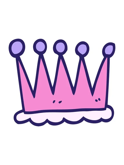 Shivering motion animation of simple cartoon doodle crown Stock Footage 324184713