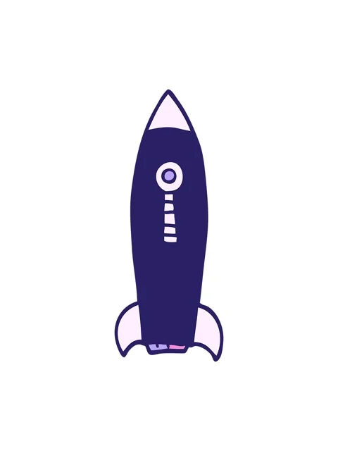Shivering motion animation of a space rocket Stock Footage 324181524