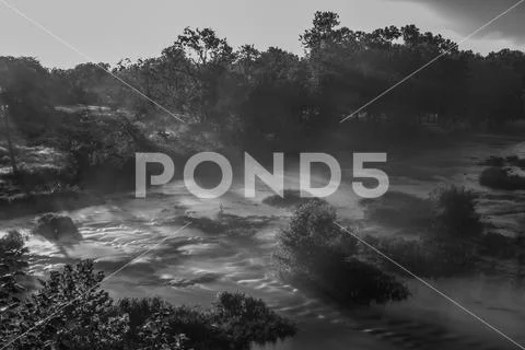 Shoal Creek At Redings Mill Bridge Stock Photos