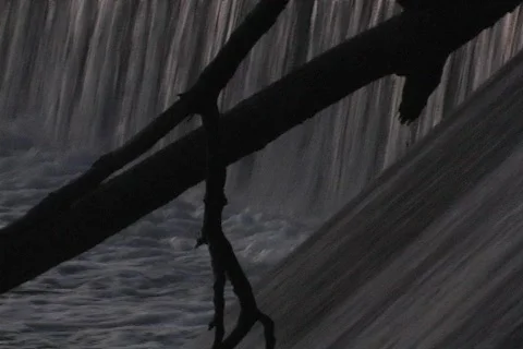 Shoalfallsdusk3 Stock Footage 293405