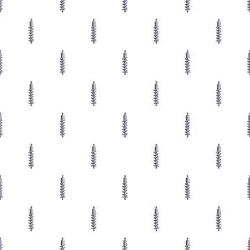 Shock absorber coil spring seamless pattern background Stock Illustration
