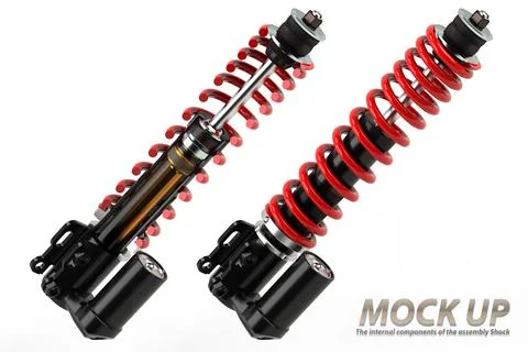 Shock Absorber The functionality with in products 스톡 사진