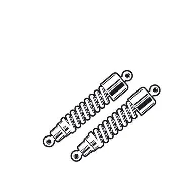 Shock absorber icon vector illustration design Illustrazione stock