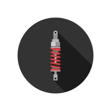 Shock absorber Stock Illustration