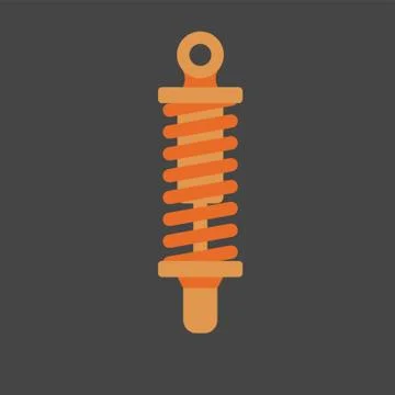 Shock Absorber Stock Illustration