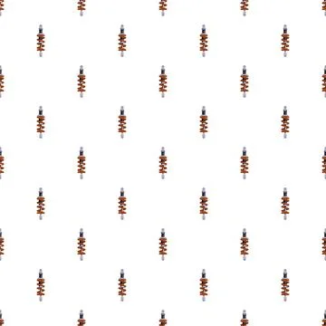 Shock absorber pattern repeating industrial background design Stock Illustration