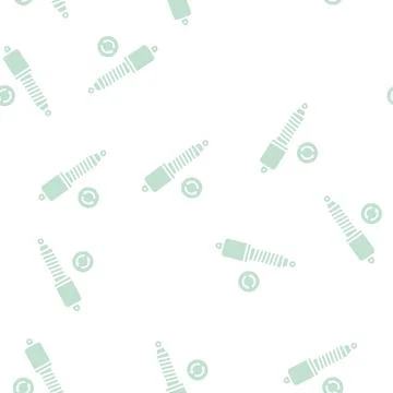 Shock absorber replacement color icon vector isolated illustration Stock Illustration