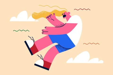 Shock panic and surprise concept Stock Illustration